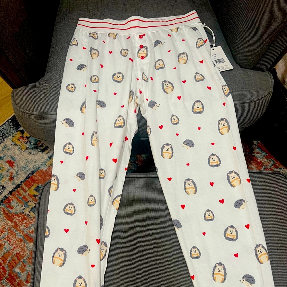 PJ Salvage Be Mine Heart Hedgehog PJ Pants